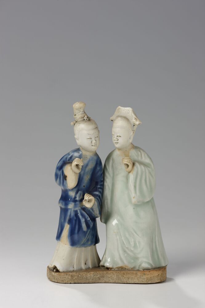 Groepje van twee Chinese figuren